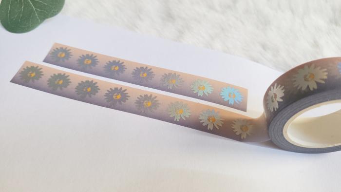 Washi Tape Gänseblümchen